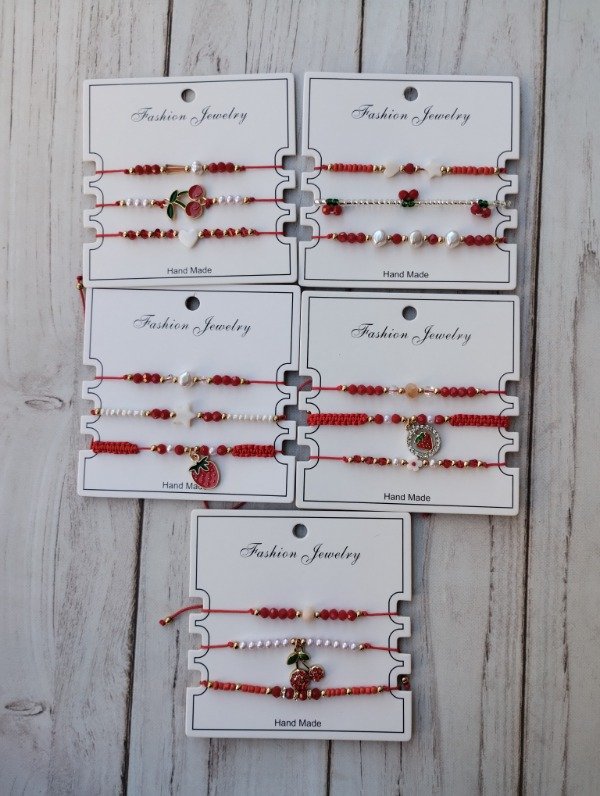 Producto - Pulseras Cherry x3