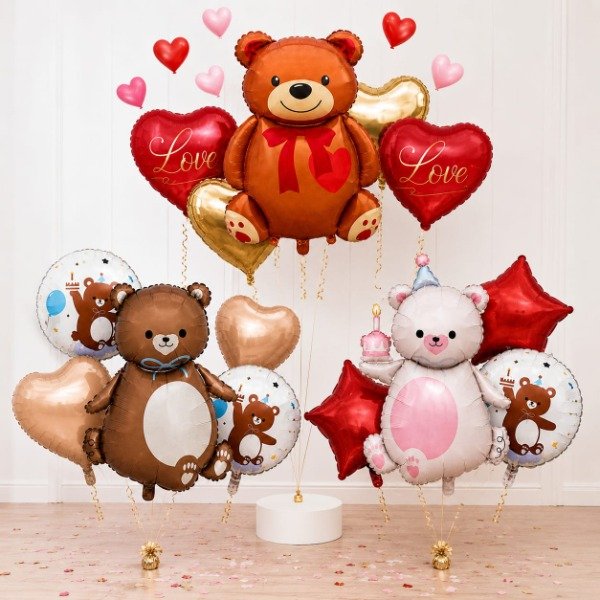 Producto - Set Globos Osito 5 Piezas EB