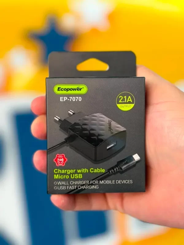 Producto - Cargador USB Ecopower Micro USB