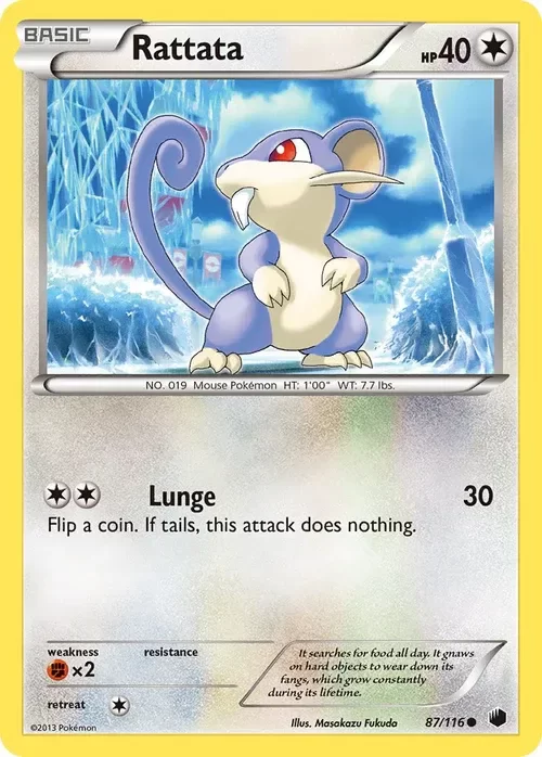 Producto - Rattata - 87/116 - Plasma Freeze