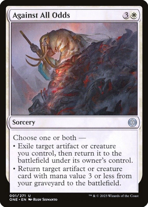 Producto - Against All Odds #1  Phyrexia: All Will Be One