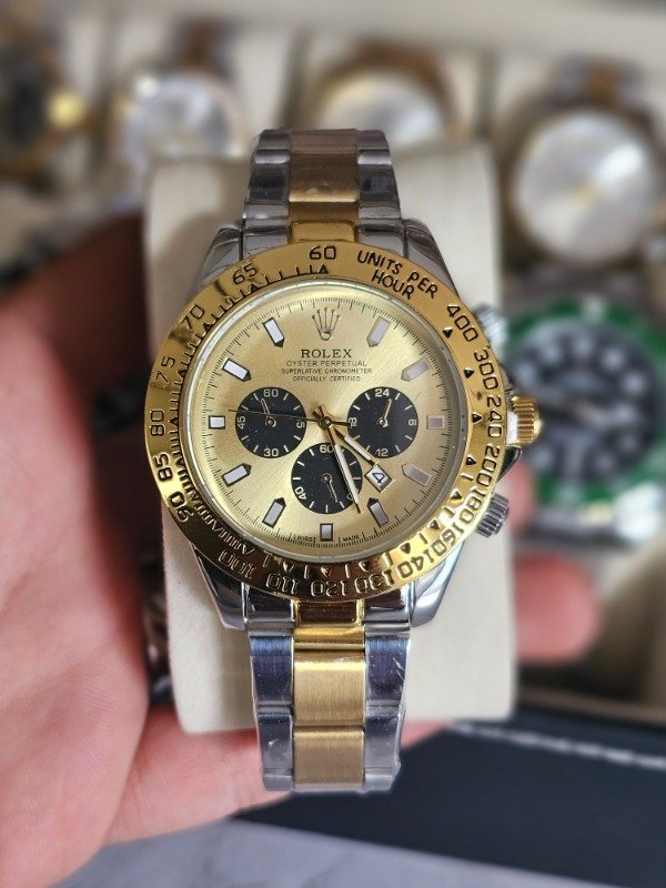 Producto - Reloj ROLEX DAYTONA AA COMBINADO (SILVER/GOLD)