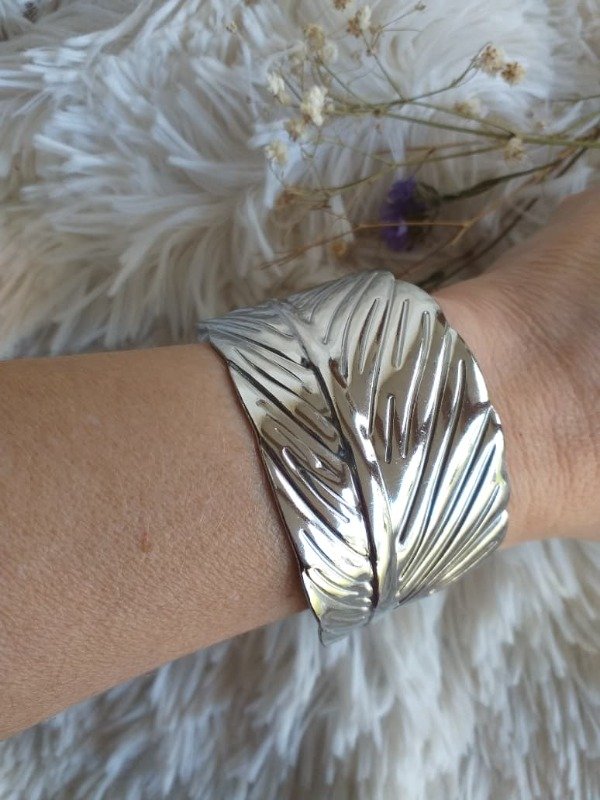 Producto - Pulsera Ancha Hoja
