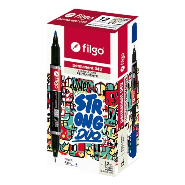 Producto - Marcador FILGO Permanente  042 doble punta