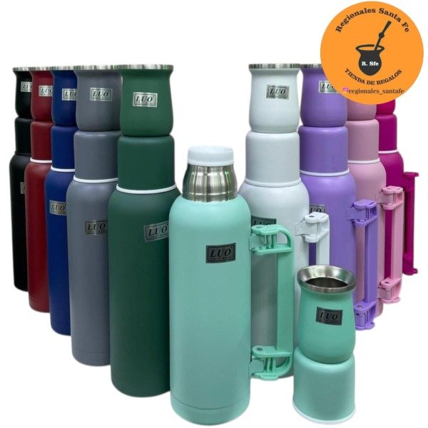 Producto - Set de Termo simil Stanley x 1 ltr + mate termico