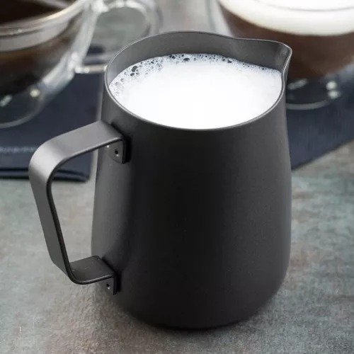 Producto - Jarra Jarrito Leche Agua Acero Inoxidable Black 550 Ml