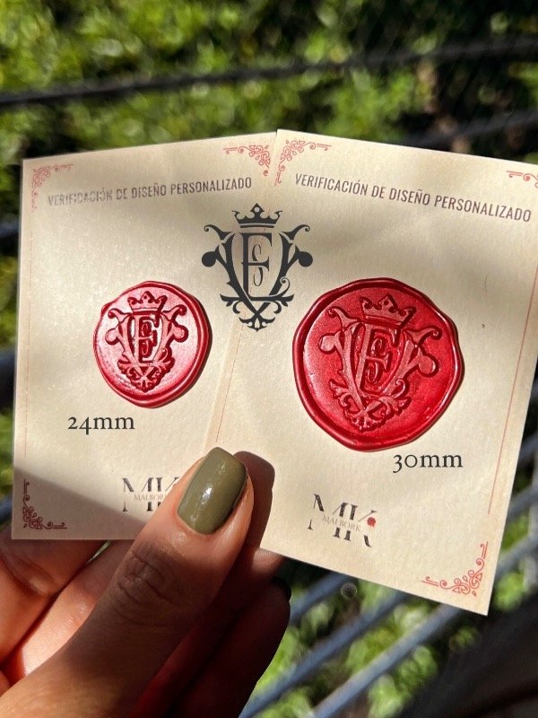 Producto - Sello de bronce personalizado individual - 1