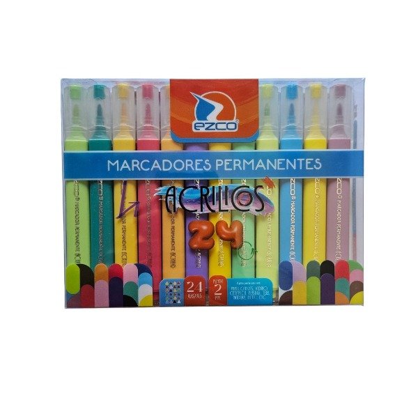 Producto - Marcadores Acrílicos Ezco x24