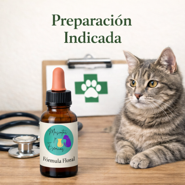 Producto - Preparación de fórmula floral indicada por veterinario (30 ml)