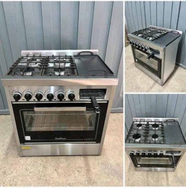 Producto - Cocina Latina semi Industrial 4 hornallas + plancheta