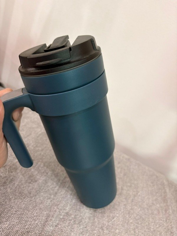 Producto - Vaso térmico 1200ml (azul gris) doble pico