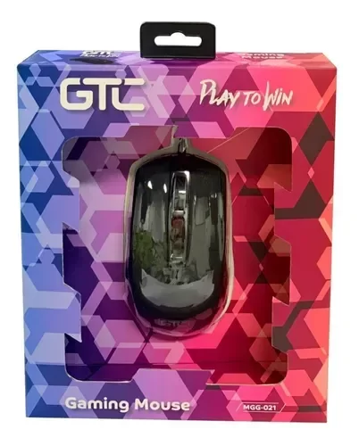 Producto - Mouse Gamer 6400 Dpi Gtc Pc Windows Mac Negro Mgg-021 Rgb