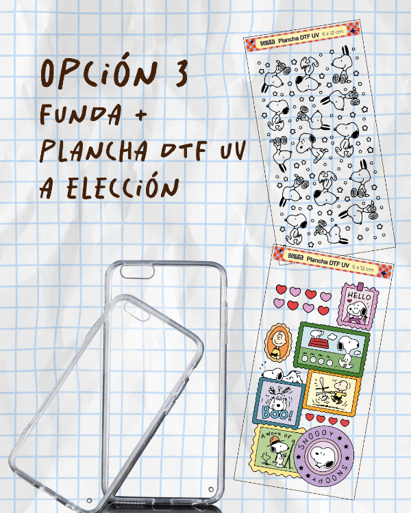 Producto - Combos con funda transparente (Iphone) - 3