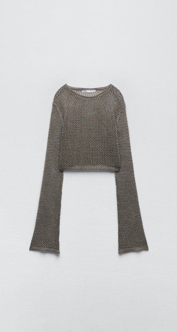 Producto - Top calado manga larga Zara - 4