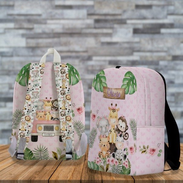Producto - Diseño Digital / Plantilla Para Mochila Full Print De Safari M2