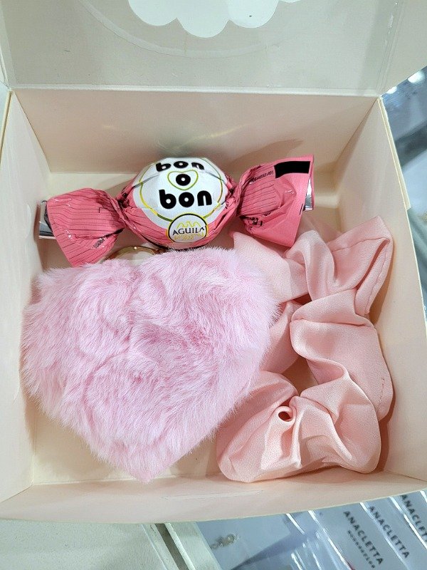 Producto - Cajita + combito rosa bebé