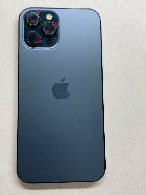 Producto - CARCASA CHASIS HOUSING IPHONE 12 PRO MAX AZUL PACIFICO - USADO -GRADO A-COMPLETO - 0