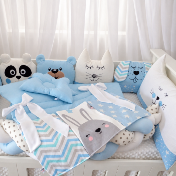 Producto - Set de Chichoneras para Cuna Leonardo Animalitos Nórdicos - 4