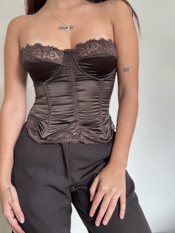Producto - bustier sofia chocolate