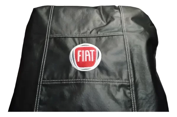 Producto - Juego de Fundas Cubre Asiento Premium - Cuero Ecológico con Logo Bordado