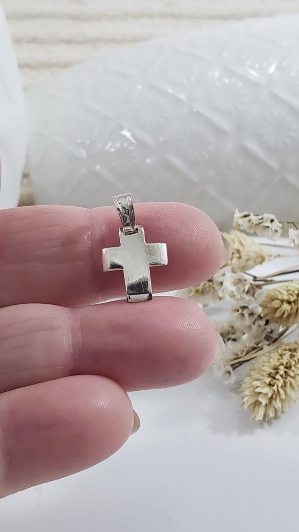 Producto - Dije de plata Cruz Bombé (DI145)