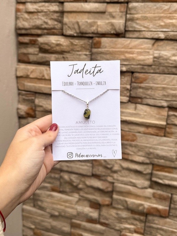 Producto - Collar JADEITA en rolado