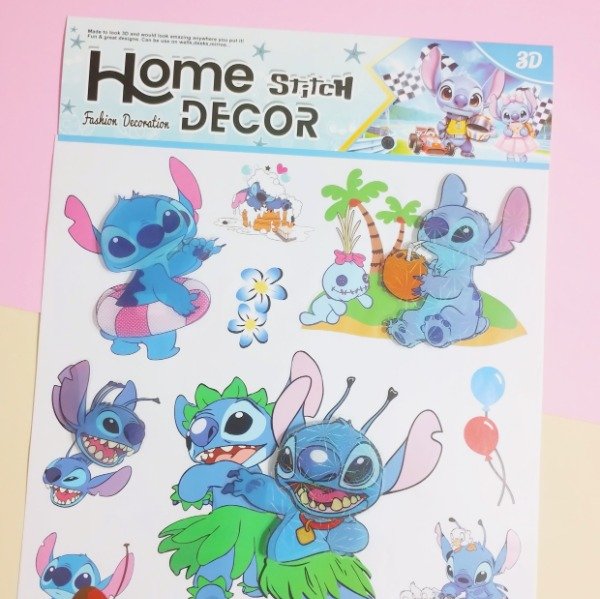 Producto - Stickers 3D Decorativos XXL para Pared Stitch