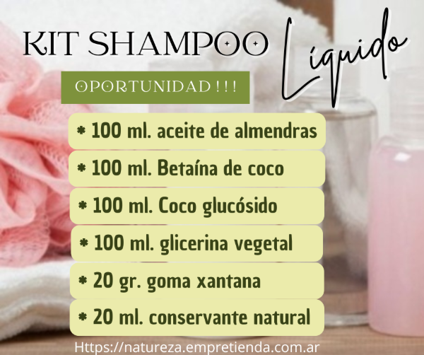 Producto - KIT INICIAL SHAMPOO LIQUIDO