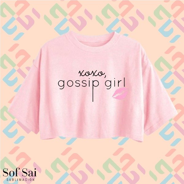 Camiseta Gossip Girl XOXO