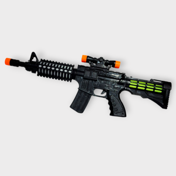 Producto - Ametralladora Militar con Luz y sonido en bolsa