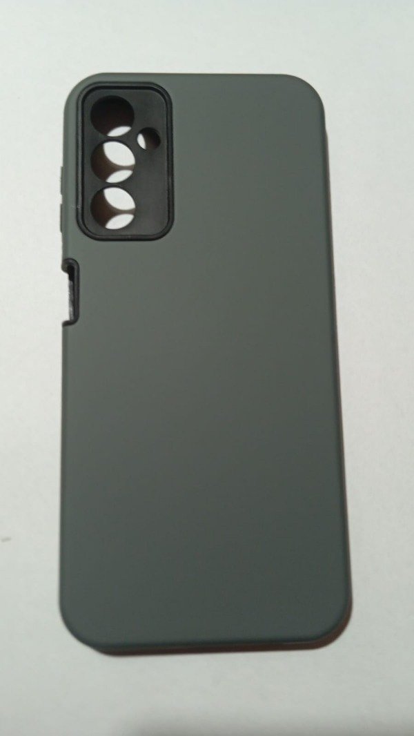 Producto - Funda Rígida Alto Impacto Gris para Samsung A14