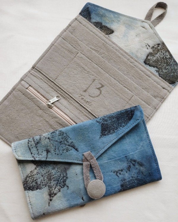 Producto - Billetera Tabaquera - Arce + Índigo