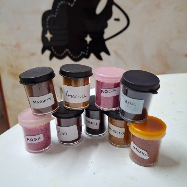 Producto - Pigmento colorante en polvo para cera de soja