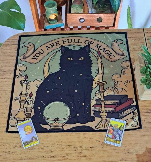 Producto - Paño de Tarot Gato