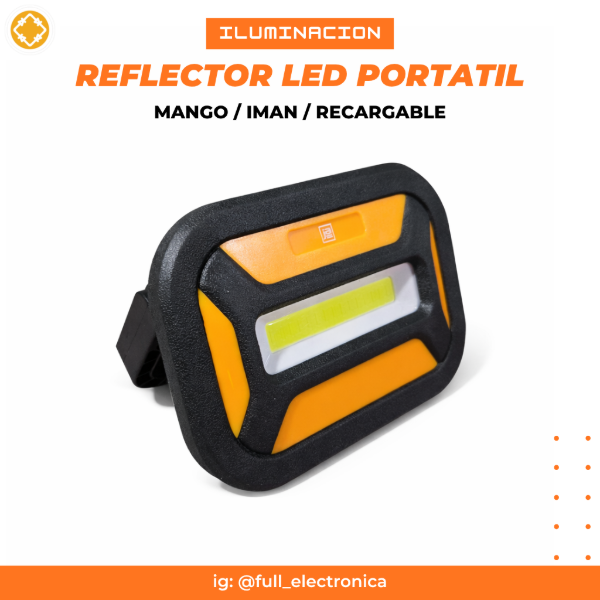 Producto - Reflector Led y Powerbank - mango - imán