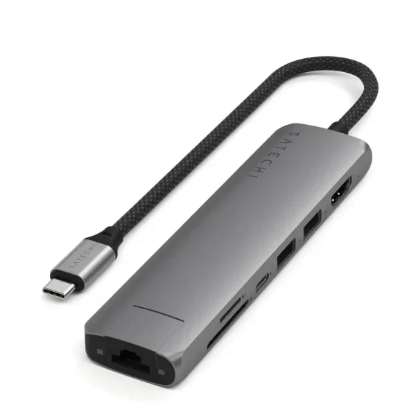 Producto - HUB USB-C SLIM MULTIPORT WITH ETHERNET - SATECHI