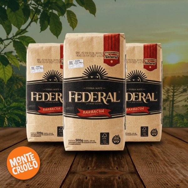Producto - Yerba Mate Federal Barbacuá - 0