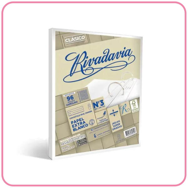 Producto - Repuesto Hoja N3 rayado y cuadriculado