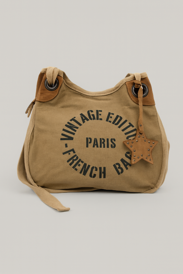 Producto - BOLSO "PARIS VINTAGE"  VISÓN /ART GO 7J. LINEA CAPRICHO URBANO NUEVA COLECCIÓN