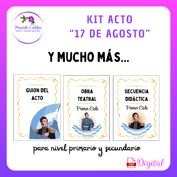 Producto - KIT PREMIUM ACTO "17 DE AGOSTO" - 5