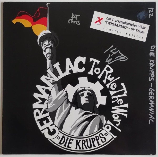 Producto - DIE KRUPPS Germaniac Vinilo 12 Alemania 1990 EBM Industrial