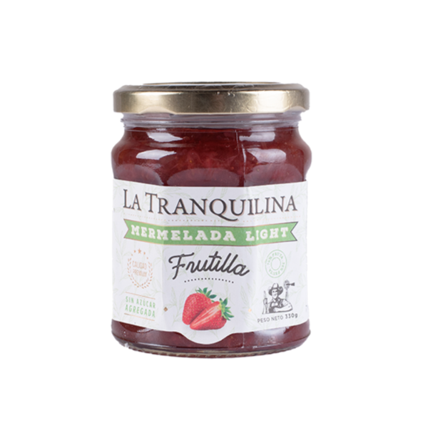 Producto - MERMELADA LA TRANQUILINA FRUTILLA SIN AZUCAR X 330GRS