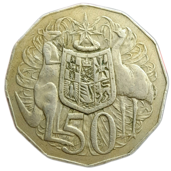 Producto - Australia 50 Cents 1978 Animales/Escudo Km#68 VF