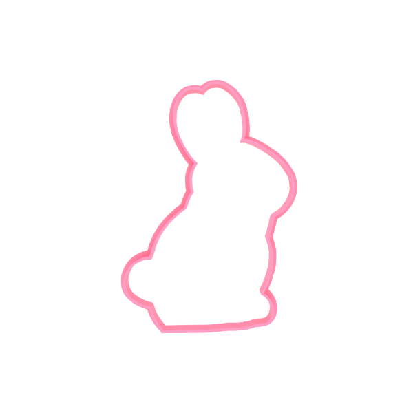 Producto - Cortante Conejo Perfil 2 -Contorno-