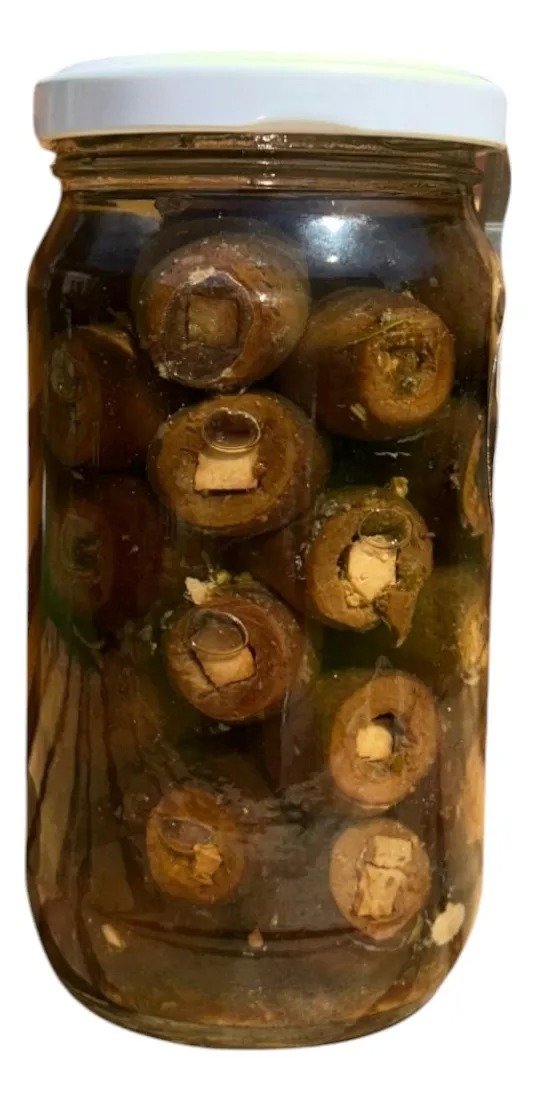 Producto - Aceitunas Negras Rellenas con Roquefort - Hilal x200gr