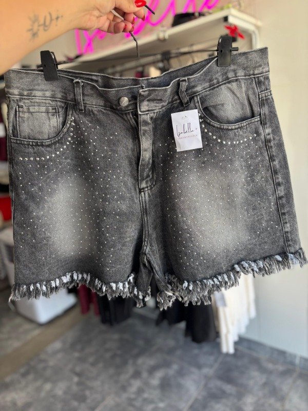 Producto - Short Gris strass TG