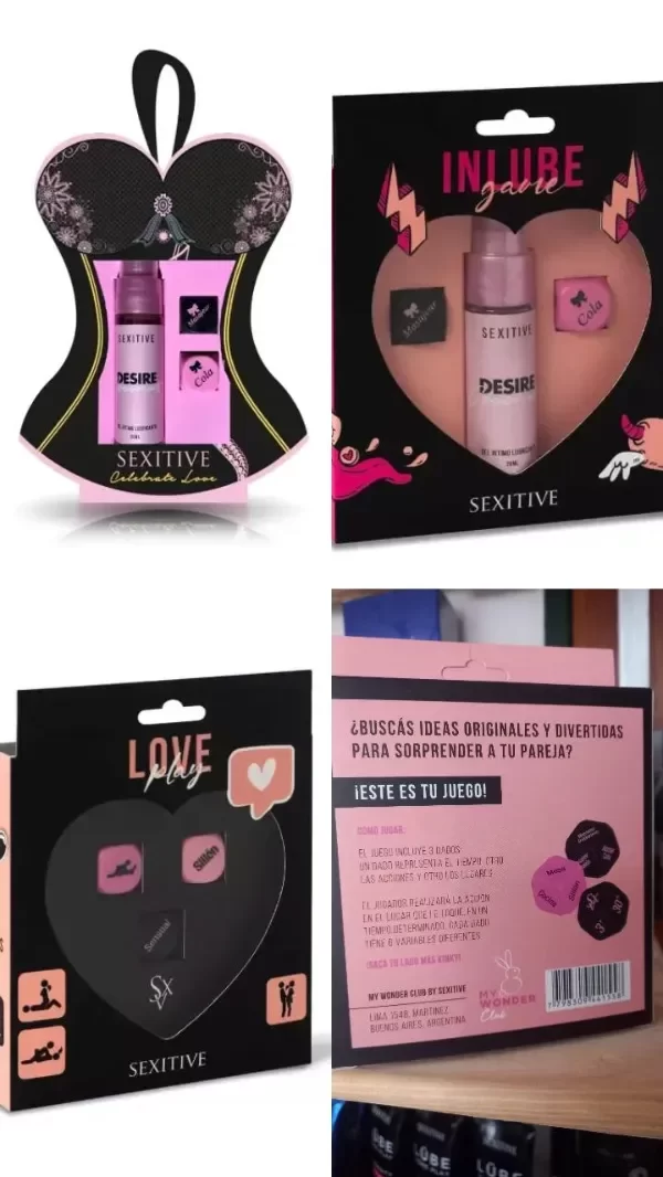 Producto - Juegos con lubricante-dandos x 3 unid.