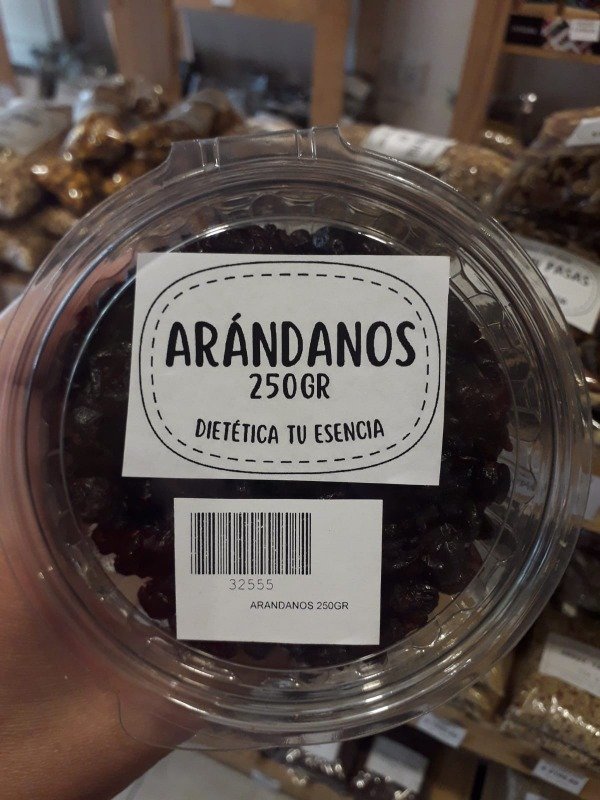 Producto - Arandanos pasas 250gr