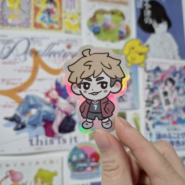 Producto - Sticker holográfico - Atsumu
