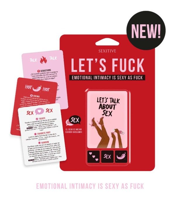 Producto - Juego "LET'S FUCK" de cartas y dados